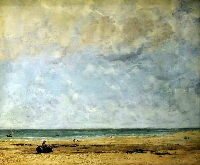 Gustave Courbet Seashore oil painting picture